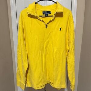 Ralph Lauren POLO  Yellow quarter Zip-Up
